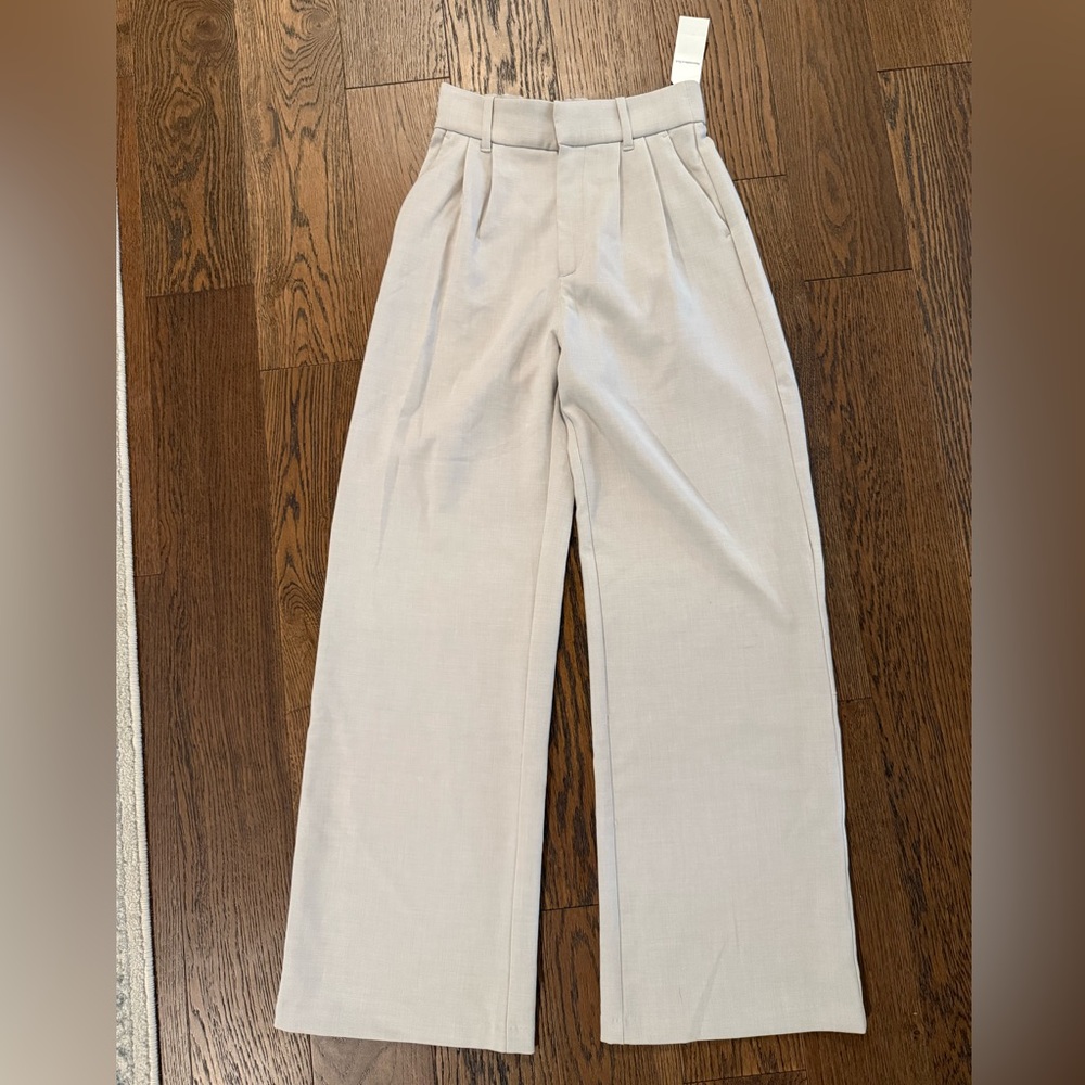 Abercrombie & Fitch Sloane Tailored Wide Leg Pant